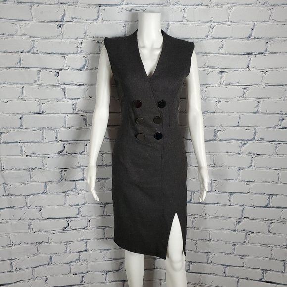 Altuzarra Dresses & Skirts - Altuzarra Gray Broome Flannel Sheath Dress